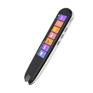 Translation Scanning Pen, OCR Reading Pen, 134 Languages Voice Translator Device, Text to Speech Device, Smart Scanner Translator for Language Learners, Business, Travel (White)