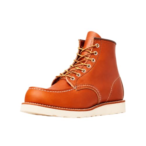 Red Wing Shoes Heritage Classic Moc #875 Men's 6-Inch Boot, Full Grain Oiled Leather, Traction Tred...