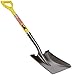 Nupla SP14D-E #2 Ergo Power Square Point Shovel, Hollow Back Blade, D Grip, 14 Heavy Gauge, 27" Handle, Model Number: 72076