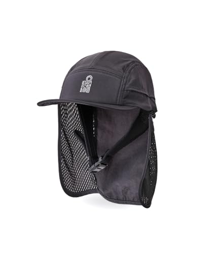 Image of Rip Curl Men's UPF 50+ Quick Dry High Profile Surf Hat with Removable Neck Flap