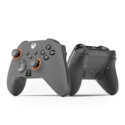 SCUF Instinct Pro Performance Series Wireless Xbox Controller – Remappable Back Paddles – Instant Triggers – Xbox Series X|S, Xbox One, PC and Mobile – Steel Gray
