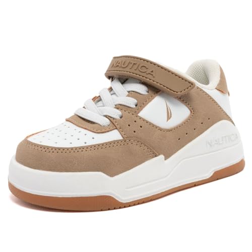Image of Nautica Kids Adjustable Strap Shoes | Comfortable Casual Sneakers for Boys and Girls, Toddlers & Little Kids