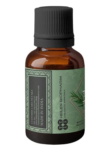 Image of Heilen Biopharm Tea Tree Essential Oil - 15 mL Bottle I Pack of 1, for Healthy Skin and Hair (Melaleuca alternifolia)