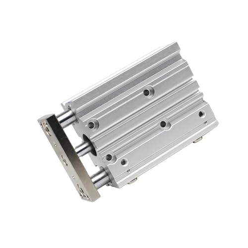 Cilindro neumático MGPM12 de carrera 10mm con varilla de guía integrada 5