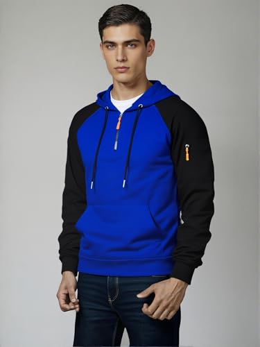 Men's Fashion Hoodies & Sweatshirts, Hoodies for Men Quarter Zip Pullover, Tactical Sweatshirt Long Sleeve, Casual4