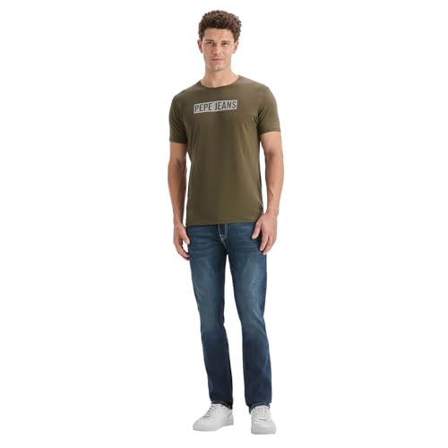 Image of Pepe Jeans Men T-Shirt|Cotton|Slim Fit