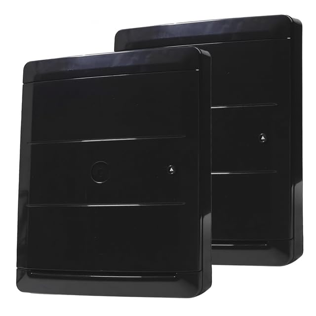 (Pair) Gas and Electric Meter Box Covers - Weather-Resistant Overboxes for DIY Repairs - Protect and Enhance Your Meters - Durable Meter Box Protection - (Black)