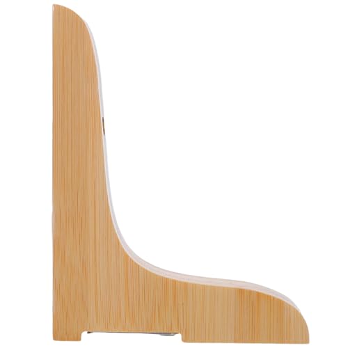 Genérico Soportes Triangulares de Madera para Estantes 15 Cm Ménsulas en Forma de L Soporte Reforzado para Estantes Flotantes Resistente para Cocina y Hogar