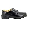 Roamers Peter Mens Lace-up Light XXX Extra Wide Shoes Black #1