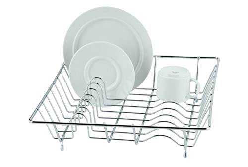 WENKO Geschirrabtropfkorb, praktischer Geschirr Abtropfständer für die...