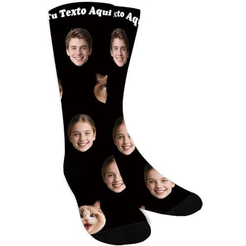 iDIY Calcetines Personalizados con Foto y Texto - Regalo