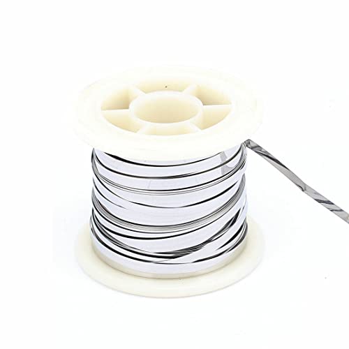 Tool parts 7.5M 24.6Ft 0.2x3mm Nichrome Flat Heater Wire for Heating Elements