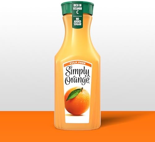 Simply Orange Pulp Free Orange Juice Bottle, 46 fl oz - 2