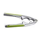 NAMOARLY 多機能坚果夹 绿色滑り止めハンドル 開閉可能 頑丈構造でナッツやカニの殻割りに 割り器 ナットオープナー