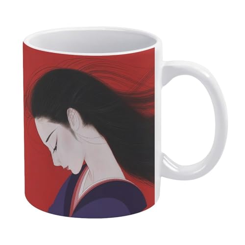 鶴田一郎 ジャパンブラックヘアーップ グラス コーヒーカッマグ 磁器 二重構造 陶器カップ 耐熱 ウォーターカップ マグカップ カスタムメイド スープカップ ド ハンドル 湯飲み