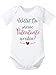 clothinx Baby Body Unisex Willst du Meine Patentante Werden? | Schönes Geschenk für die Taufpatin | Qualitativ Hochwertig Bedruckt | 100% Bio-Baumwoll Baby-Body Bio Weiß Gr. 50-56