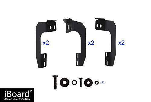 For 2006-2014 Ridgeline Crew Cab Pickup 4-Door (Nerf Bar | Side Steps) 4" Black Eboard Running Boards #TOP6