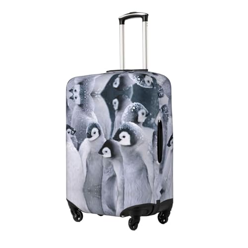 Cute Penguin1 Print Luggage Suitcase Cover Protector Luggage Washable Covers With Concealed Zipper2