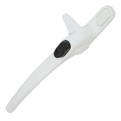 Ellbee Non Locking Cockspur Right Hand uPVC Window Handle Cockspur Window Handle White Double Glazed 21mm Backset Right Hand