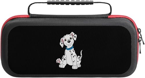 Switchケース 101匹わんちゃん ゲーム機収納袋 おしゃれ ゲームカード収納 大容量 ゲームカード20枚 防塵 防汚 小物収納 持ち運び便利 軽量 旅行用 プレゼント