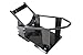 Multi Position Motorcycle Front Wheel Tire Chock Trailer Mount Stop Pivot Cradle Bike Stand Adjustable Removable Truck Bed