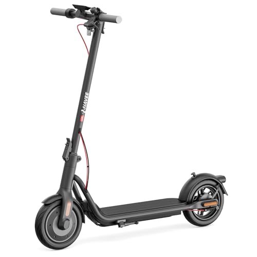 NAVEE V25/V25 Pro/V40 Electric Scooter for Adults, 19 MPH & 25/15.5 Miles, 700W/600W Motor, 10" Tires, Foldable Commuting E-Scooter with Dual Brake Suspension
