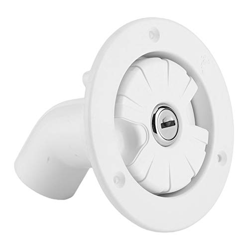 Image of Acouto Water Inlet, Lockable Water Inlet Freshwater Filling Filter with 2 Keys for Caravan Accessories Boat Trailer Port RV Parts
