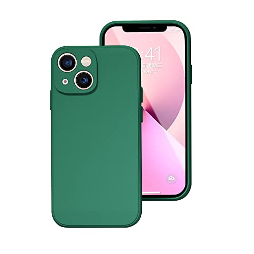Coque souple iPhone 12 silicone liquide vert, finies les rayures et les chutes