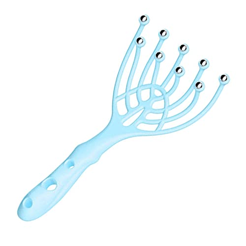 頭皮マッサージ器 ヘッドマッサージャー、スカルプマッサージャー、ローラーボールクローマッサージャー、ナインクローヘッドマッサージャースチールボールスカルプローラー、血液循環を促進し、リラックスして若返らせ、頭皮を清潔で健康に保ちます