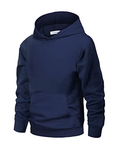 Image of Arshiner Unisex Kids Soft Pullover Hooded Sweatshirt with Pocket Basic Hoodies Sportswear Age 4-13 Years