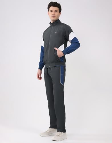 Image of Monte Carlo Men's Regular Fit Round Neck Full Sleeve Solid Tracksuit | Warm Soft Material | Stylish Comfort Fit | Perfect Sports and Casual Winter Wear for Men (Pack Of 1)