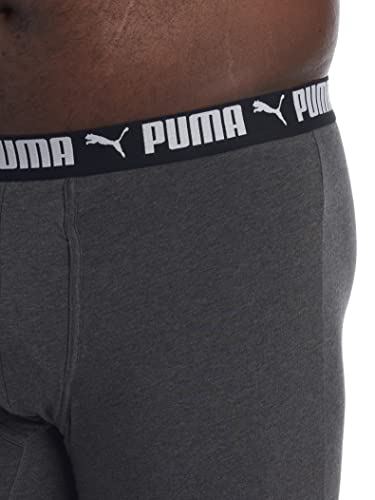 PUMA Men's Big & Tall 3 Pack Cotton Stretch Boxer Briefs4