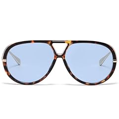 Leopard Frame / Blue Lens