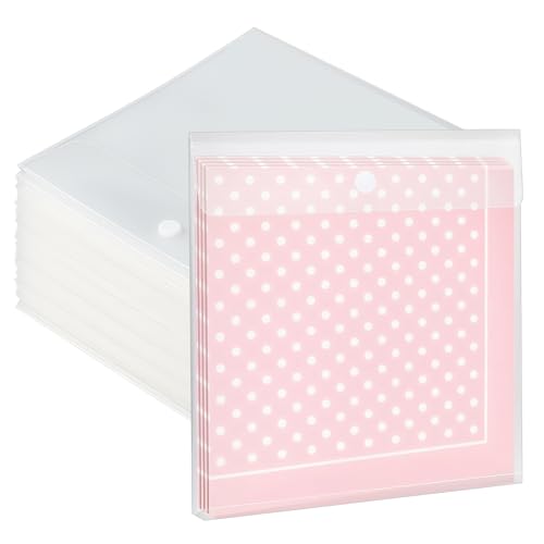 Image of 25Pcs 12 X 12 Inch Scrapbook Paper Storage Plastic Storage Craft Paper Holders Organizer Vinyl Scrapbook Papers Organizers and Storages Top Loading Clear for Cardstock, Photos Holding Papers