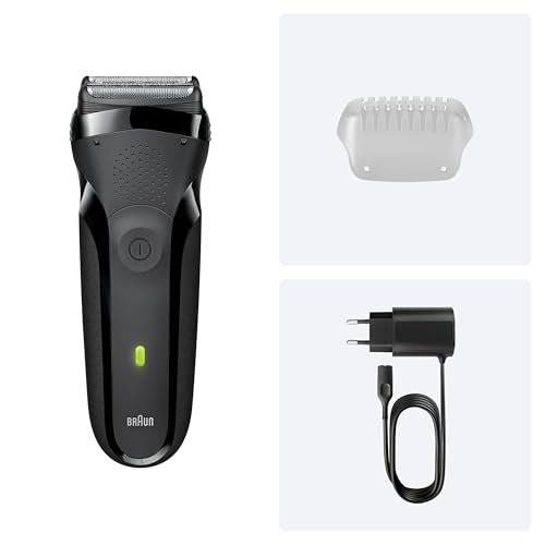 Braun Rasierer Herren Elektrisch Series 3, Rasierapparat, 300s, Grau – Ansicht 6