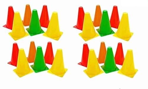 Sports Training Cones, 6 Inches, Multi-Color Pack of 24-image-12