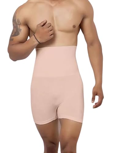 Image of KROYWEN Men Body Shaper Belly Girdle Boxer Stomach Fitness for Exercise & Workout Briefs