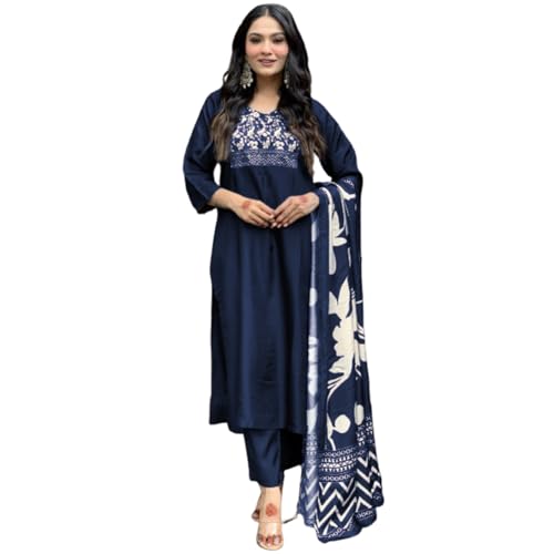 Image of SHIENZY Cotton Blend Kurta Set for Women