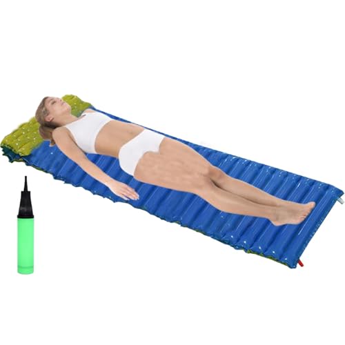 Colchoneta inflable para acampar, almohadilla inflable para camping, compacta, para acampar, viajar, mochileros