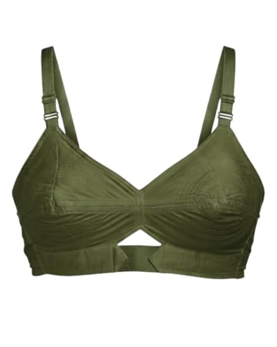 Image of Brida Kavya Xtra Soft Cotton Round Stitch Bra for Women | Full Coverage | Non-Padded | Wireless | Double Layer Support | Heavy Bust | Combo Pack | Colours May Vary