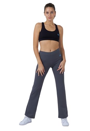 Sportkind Mädchen & Damen Flare Sport, Fitness Hose, Yogahose,...