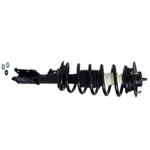 Image of Detroit Axle - Struts Shocks for 2005-2006 Chevy Equinox 2006 Pontiac Torrent 2 Complete Front Struts with Coil Spring 2 Rear Shock Absorbers Replacement Ready Strut Shock Assembly