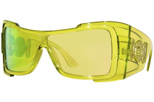 Versace VE4451 54208N Sunglasses Transparent Green/Light Green Mirror 127mm