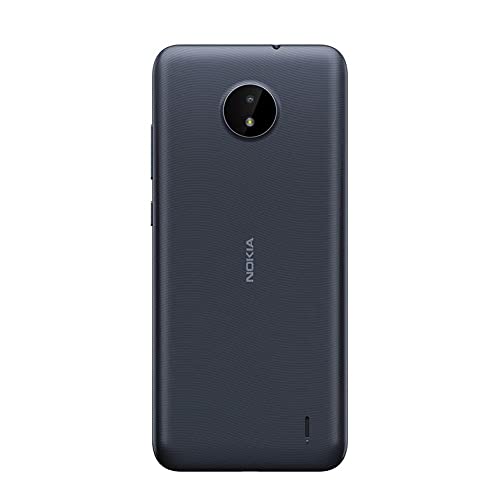 Nokia C20 - Smartphone de 6.52 Pulgadas (WiFi 802.11 b/g/n/AC, BT 4.2, GPS/AGPS, SC9863A Octa Core 1.6GHz, ROM: 32 GB e MMC 5.1, 2GB DDR3 DRAM, Android 11 Go, Cámara 5MP, Micro USB 2.0), Nordic Blue