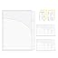 A7 Clear Divider Pockets With Sticker