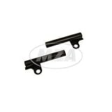  SET Blinkleuchtenaufnahme/ Blinkerträger, vorn, links + rechts (starke Ausf, Ø15mm, eckige Blinker) ETZ 125,150,250,251/301