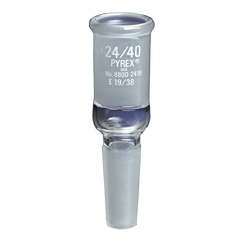Image of Pyrex Reducing Adapter with 29 /42 Standard Taper Outer Joint and 24 /40 Standard Taper Inner Joint (Case of 6)