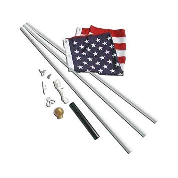 12ft flagpole with 3ftx5ft US flag