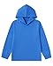 Funnycokid Boys Hoodies Blue Teens Hooded Shirt Size 11-12 Kids Long Sleeve Fashion Hoody 11Y 12Y