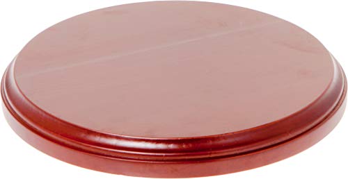 Plymor Fruitwood Round Wood Display Base, 6.5 W x 6.5 D x 0.75 H (6 Display Diameter) Plymor Fruitwood Round Wood Display Base, 6.5" W x 6.5" D x 0.75" H (6" Display Diameter)